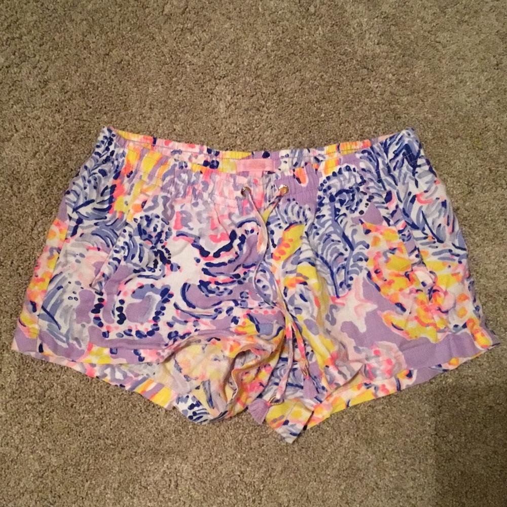 Lilly Pulitzer Linen Patterned Shorts
